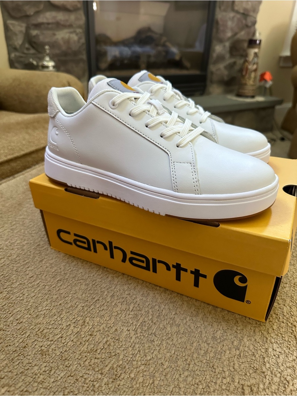 Carhartt White Leather Women's Sneakers